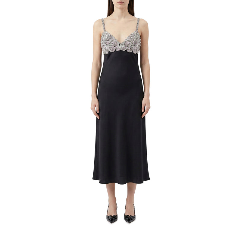 Valentino Midikleid mit Glitzerdetails Damen