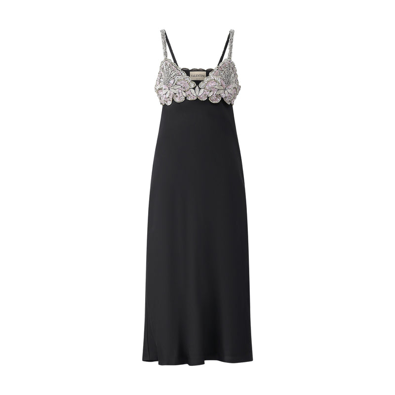 Valentino Midikleid mit Glitzerdetails Damen