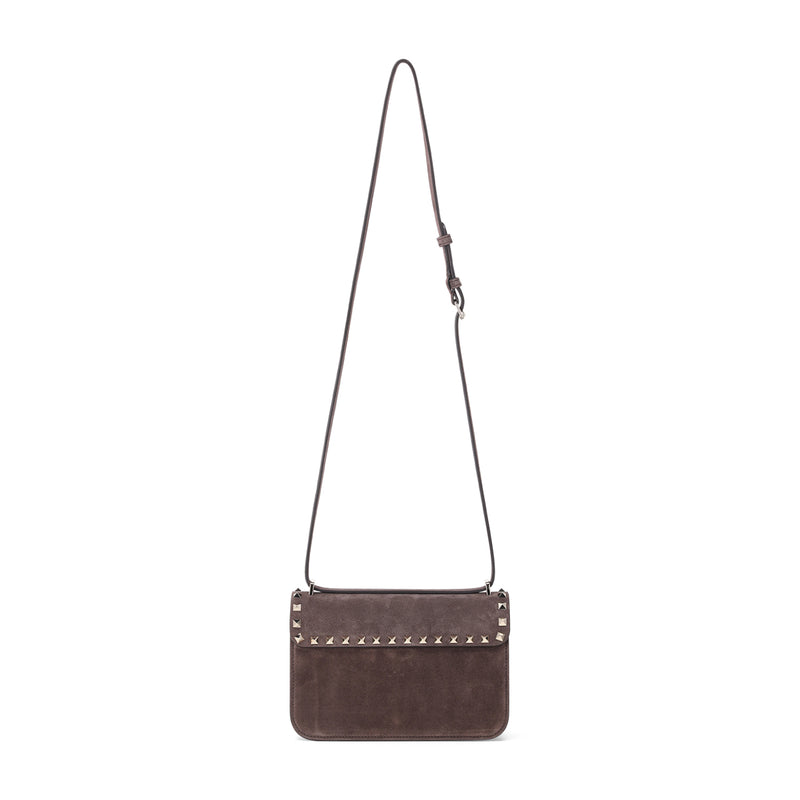 Valentino Umhängetasche Rockstud aus Veloursleder Damen