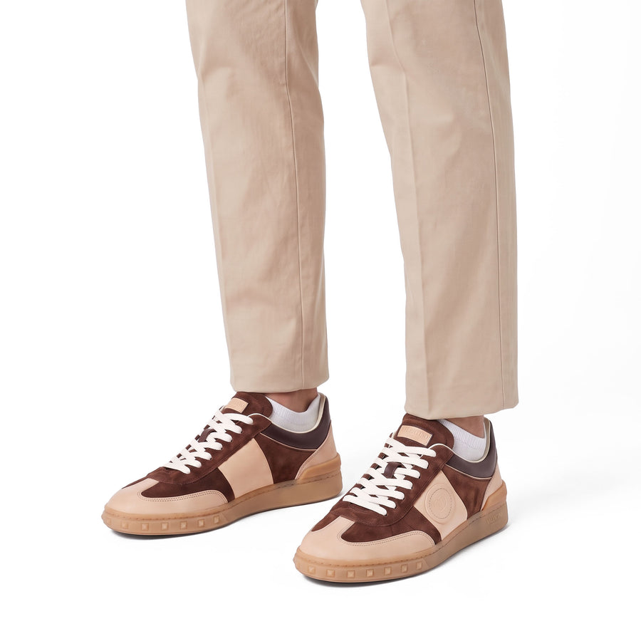 Sneaker aus Leder 46 / Braun