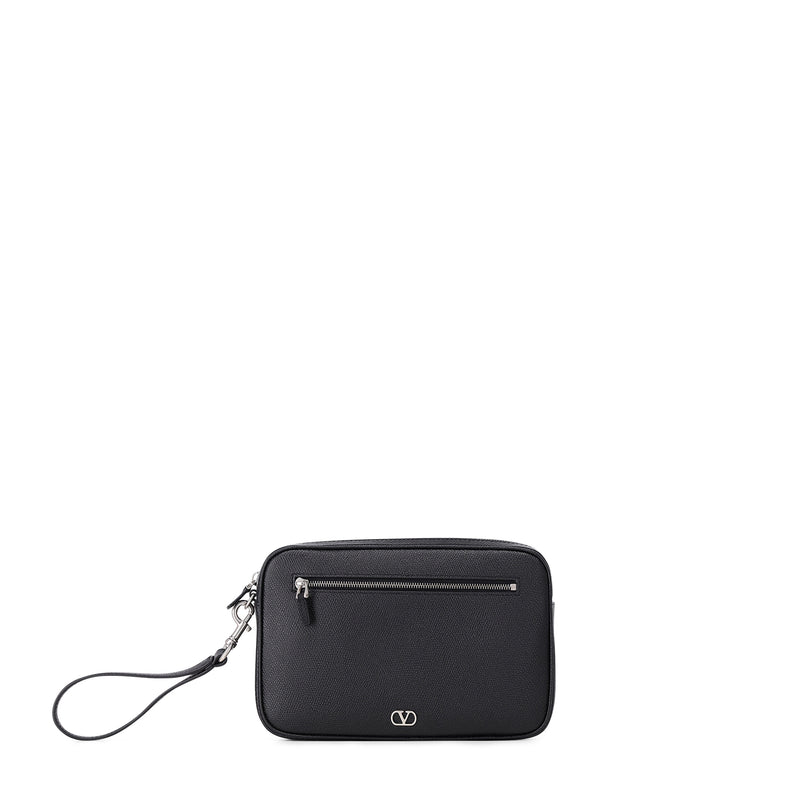 Valentino Pochette aus Leder 
