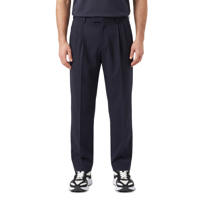 Straight-Fit Hose aus Schurwolle