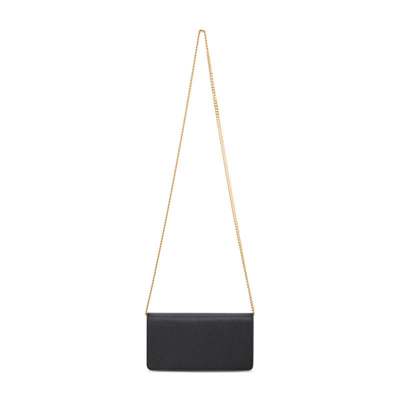 Portemonnaie aus Leder One Size / Schwarz