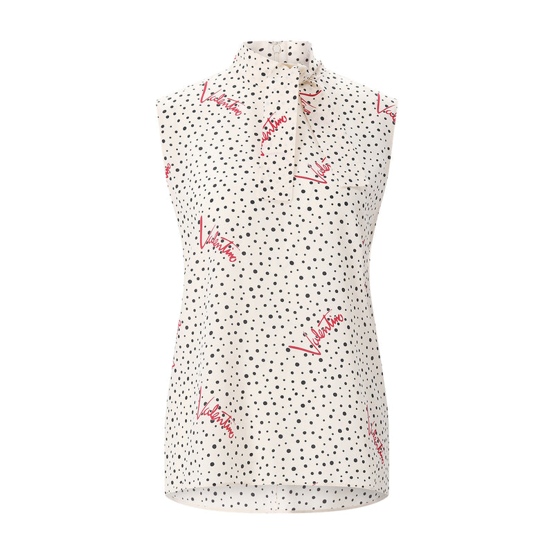 Bluse aus Seide 38 / Creme