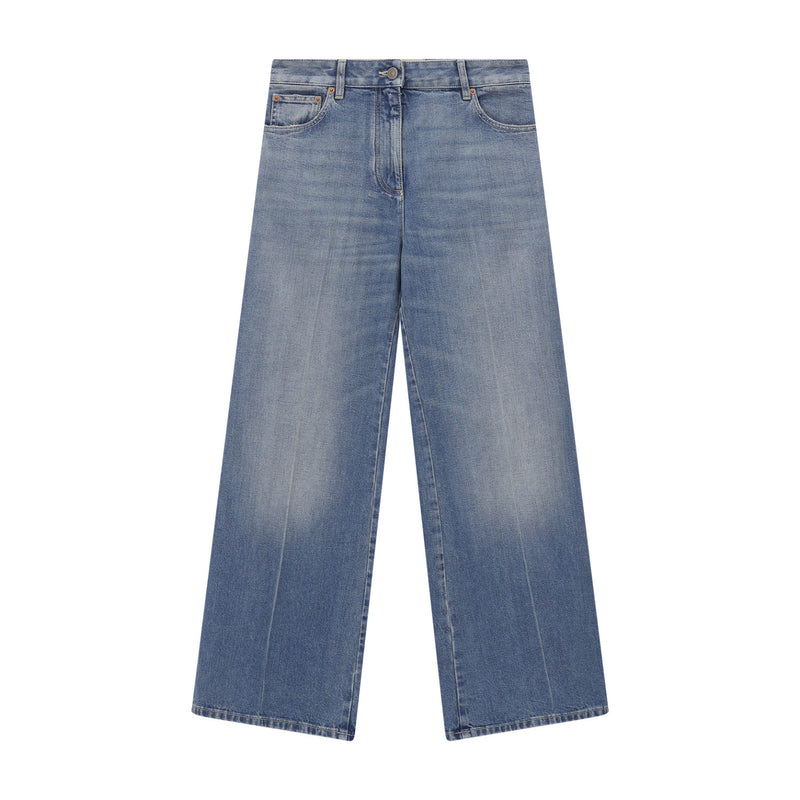 Wide-Leg Jeans 29 / Hellblau