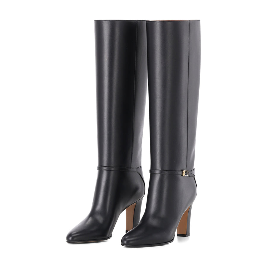 Stiefel aus Rindsleder 41 / Schwarz