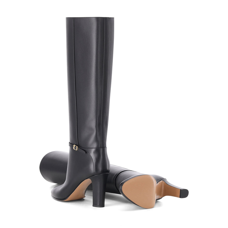 Stiefel aus Rindsleder 41 / Schwarz