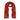 Schal aus Wolle & Seide One Size / Rot