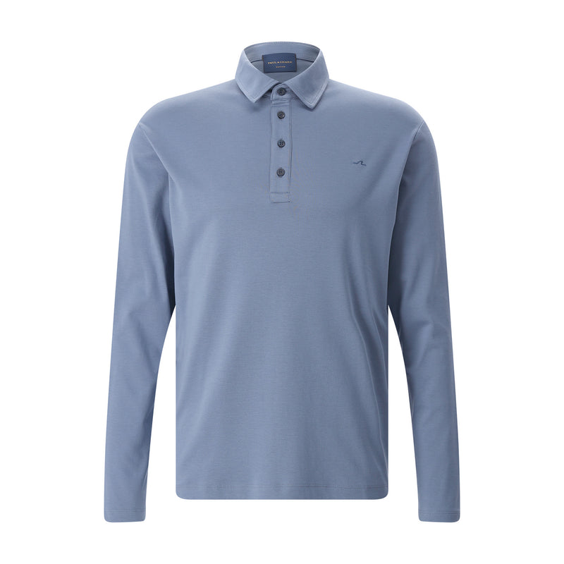 Poloshirt aus Baumwolle 4XL / Blau