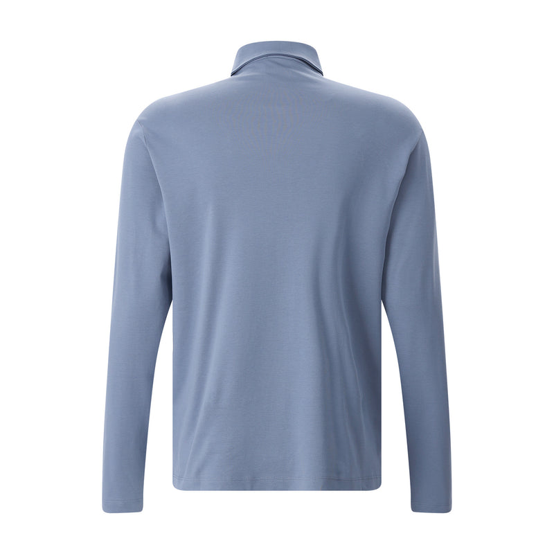 Poloshirt aus Baumwolle 4XL / Blau