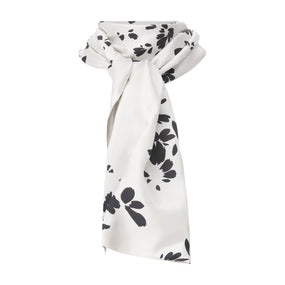 Schal aus Seide One Size / Creme