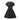 Tailliertes Minikleid 38 / Schwarz