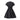 Tailliertes Minikleid 38 / Schwarz