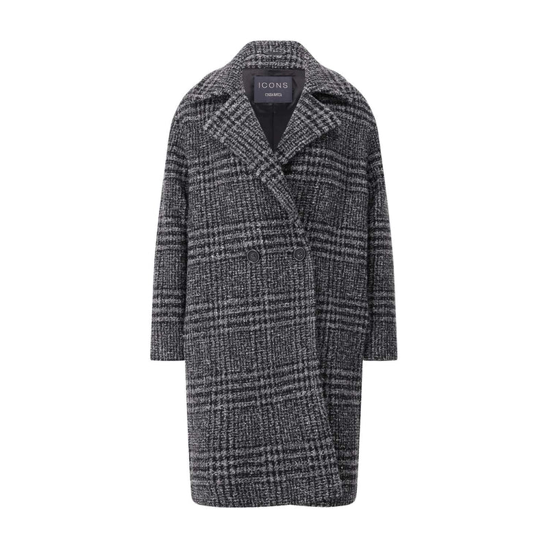 Cinzia Rocca Mantel aus Woll-Mix Damen