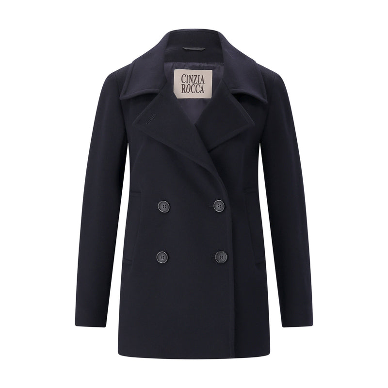 Cinzia Rocca Mantel aus Schurwolle Damen