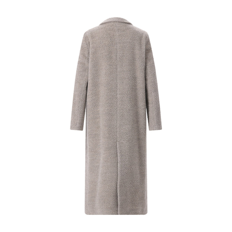 Cinzia Rocca Mantel aus Schurwoll-Alpaka-Mix Damen