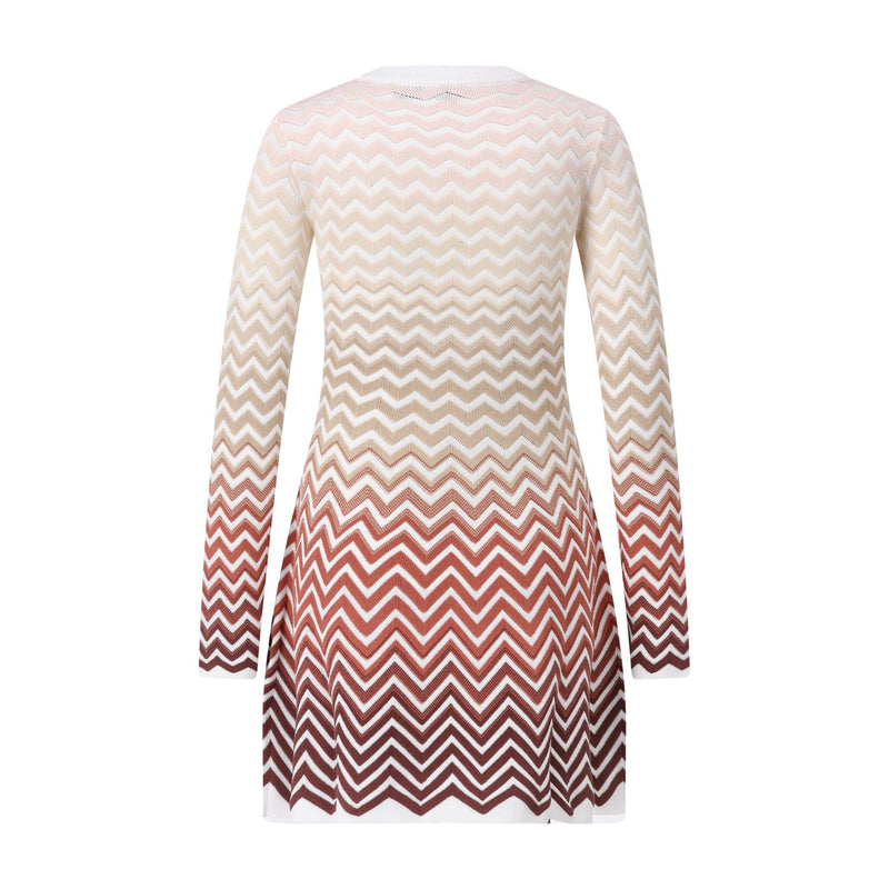 Missoni Midikleid mit Chevron-Muster Damen