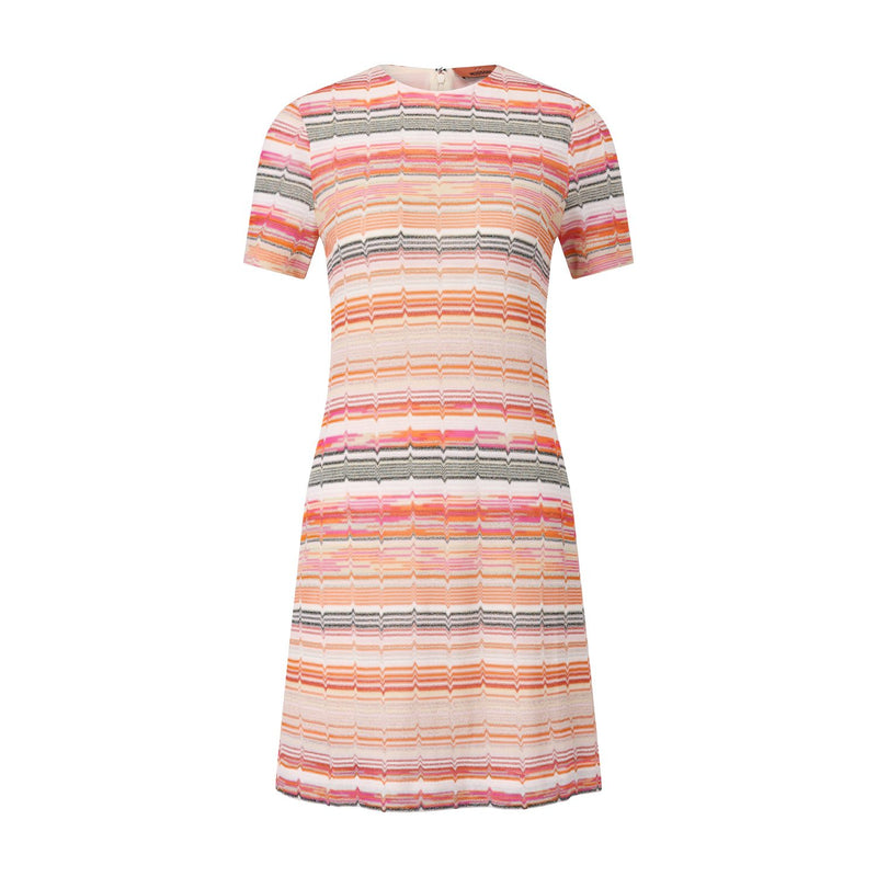 Missoni Gemustertes Midikleid mit Glanzfaden Damen