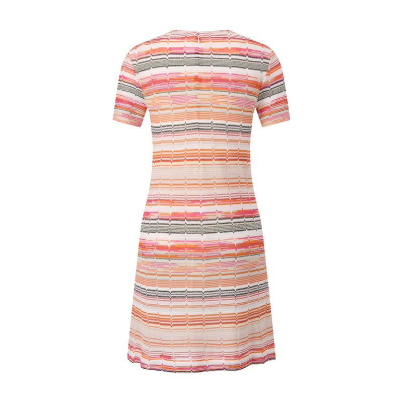 Missoni Gemustertes Midikleid mit Glanzfaden Damen