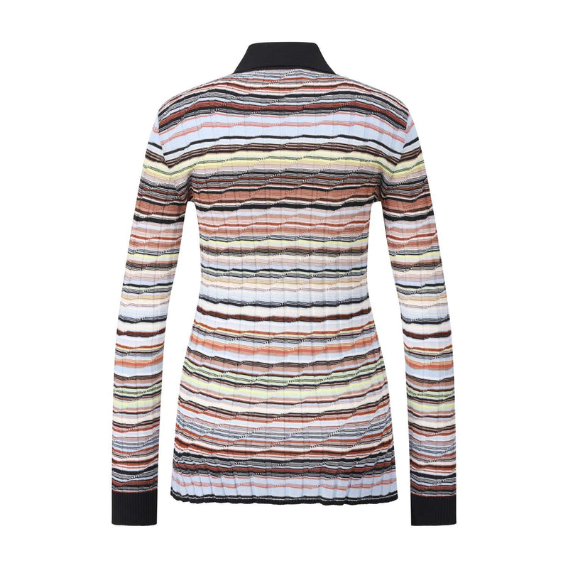 Missoni Gerippte Strickjacke mit Streifen Damen