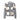 Strickjacke aus Wolle 54 / Grau