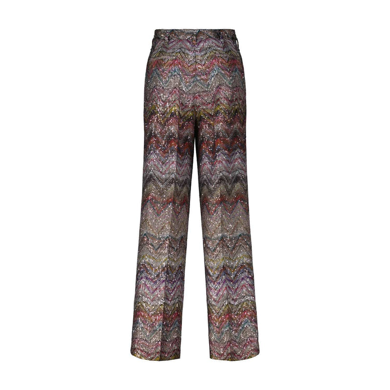 Missoni Weite Hose mit Pailletten Damen