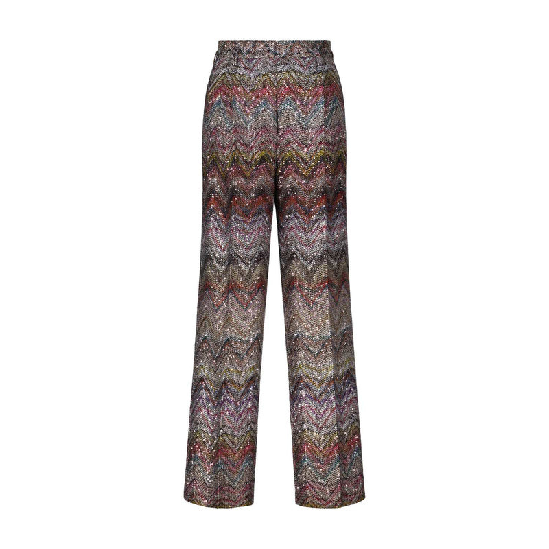 Missoni Weite Hose mit Pailletten Damen