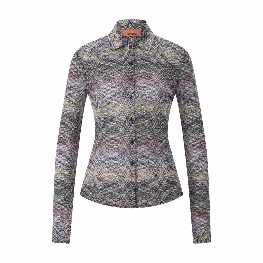 Missoni Bluse im Zickzack-Design Damen