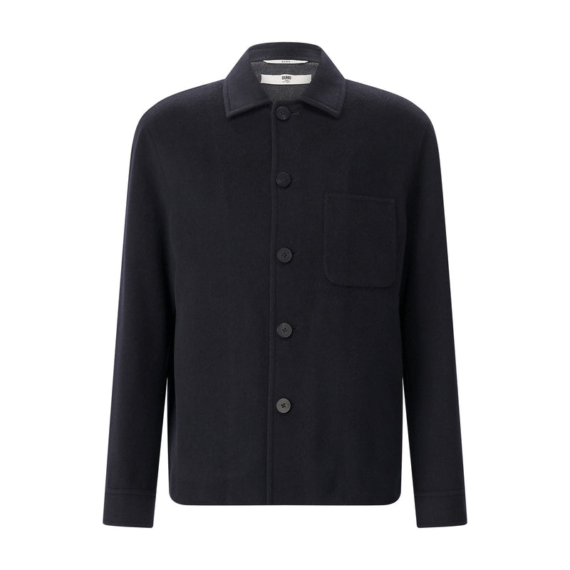 Overshirt Korax aus Woll-Seide-Mix 56 / Navy