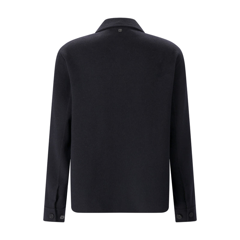 Overshirt Korax aus Woll-Seide-Mix 56 / Navy