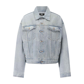 Oversized Jeansjacke 42 / Hellblau
