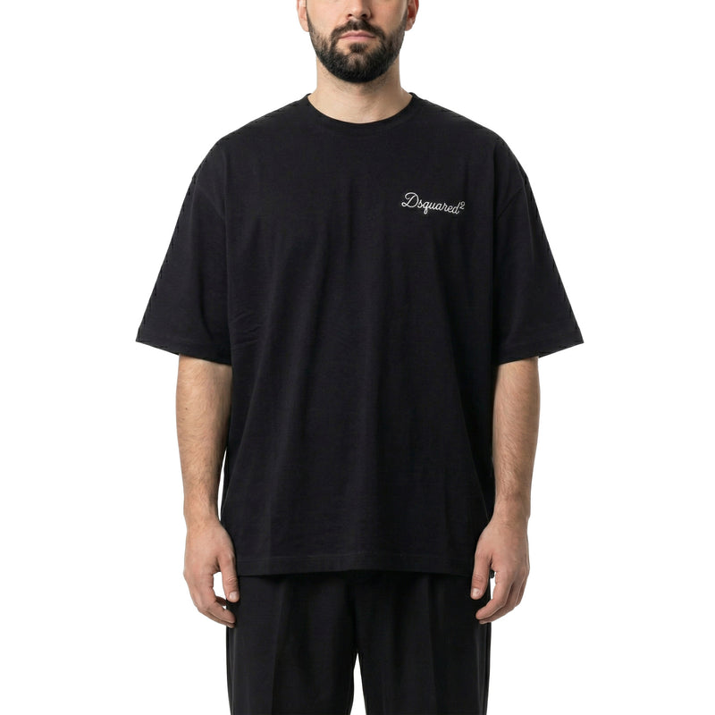 DSQUARED2 T-Shirt mit Logo-Stickerei Herren