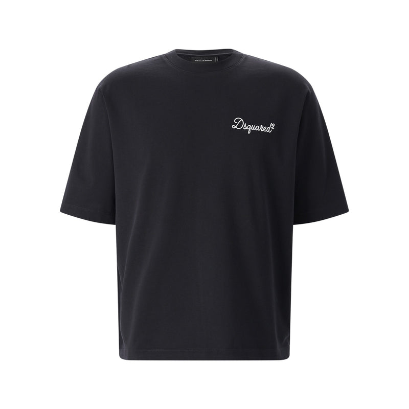 DSQUARED2 T-Shirt mit Logo-Stickerei Herren