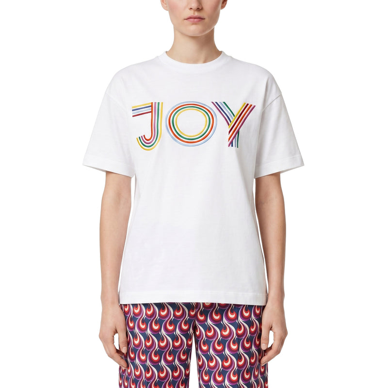 La Double J Oversized T-Shirt mit Stickerei Damen