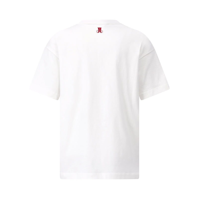 La Double J Oversized T-Shirt mit Stickerei Damen