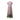 Maxi-Seidenkleid mit Federn XL / Rosa
