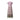 Maxi-Seidenkleid mit Federn XL / Rosa