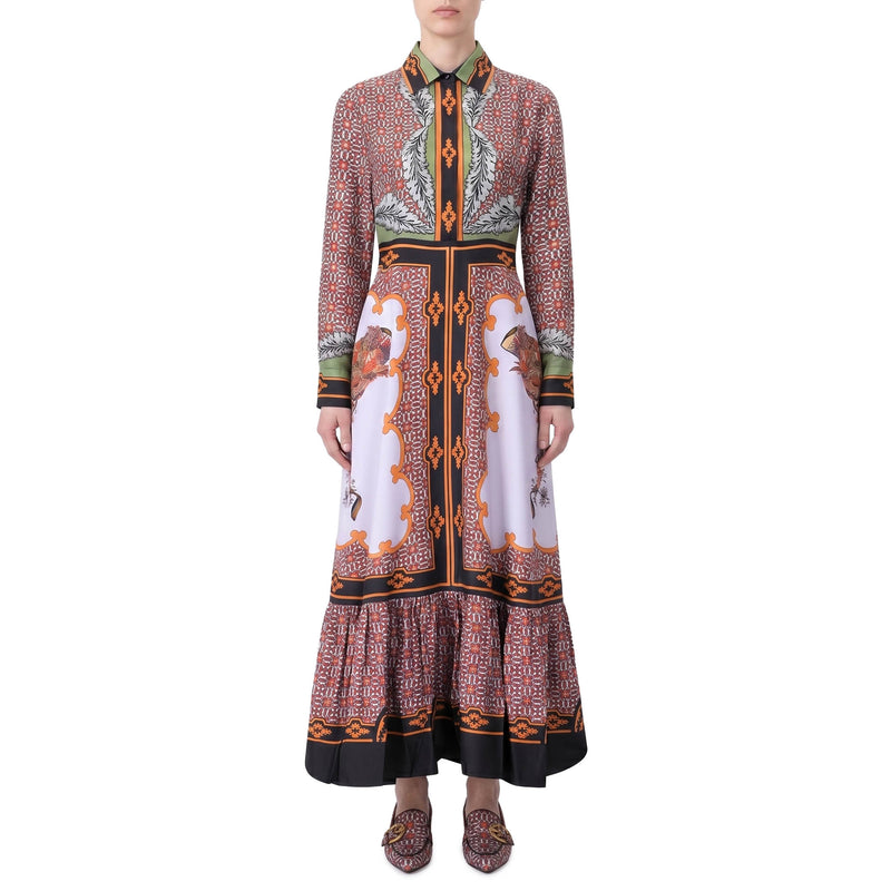 La Double J Maxikleid aus Seide Damen
