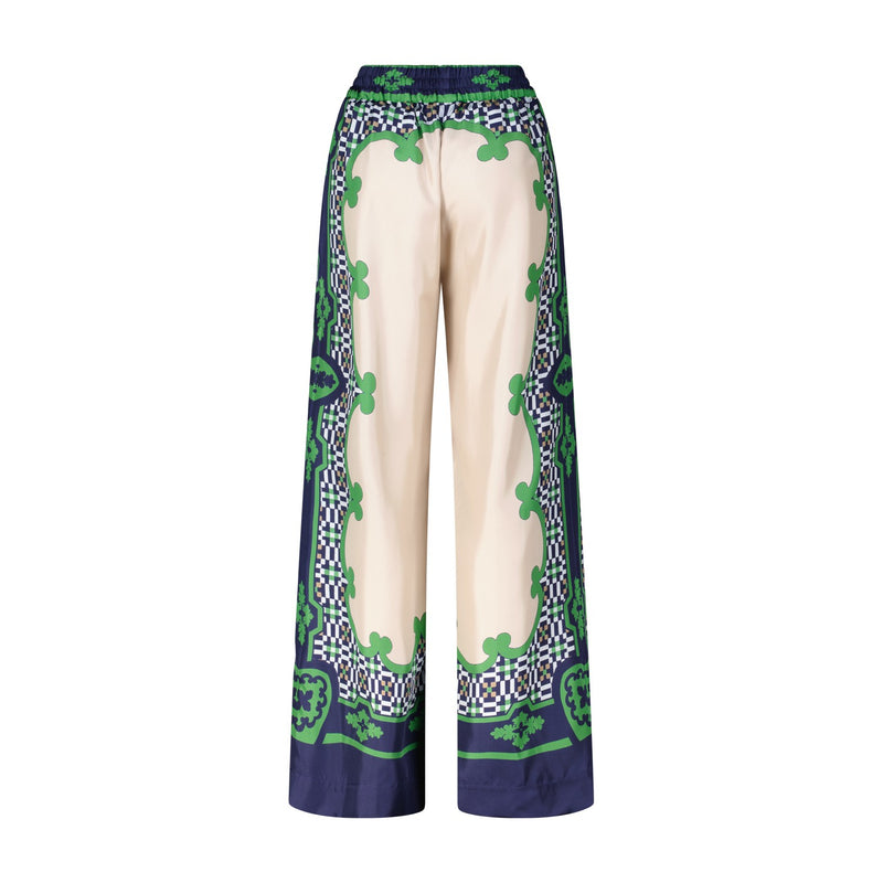 La Double J Seidenhose mit Muster Damen