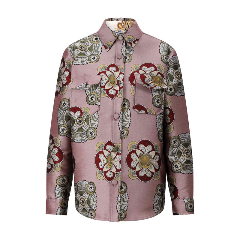 La Double J Overshirt mit Muster Damen