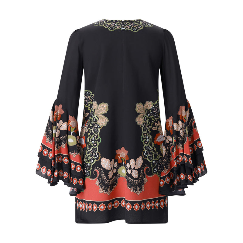 La Double J Minikleid mit Muster Damen