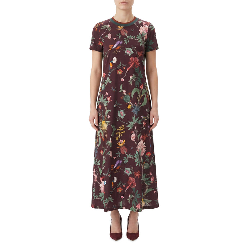La Double J Midikleid mit floralem Muster Damen