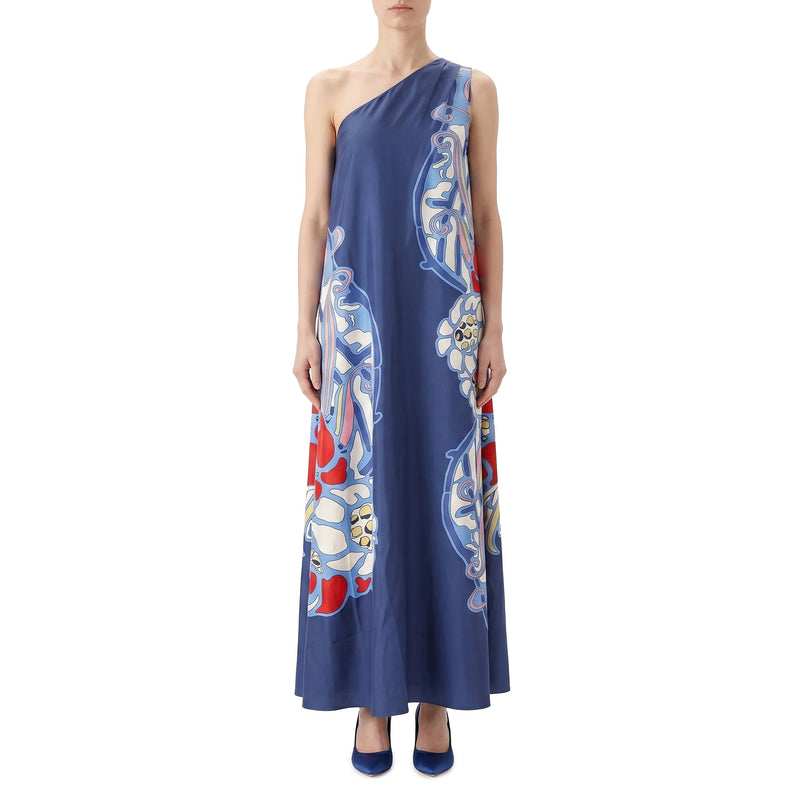 La Double J Maxikleid Roy aus Seide Damen