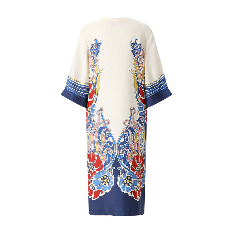 La Double J Midikleid aus Seide Damen