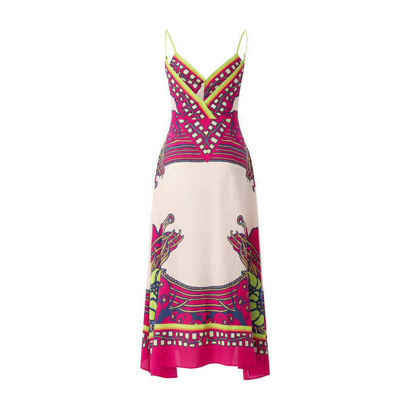 La Double J Midikleid aus Seide Damen