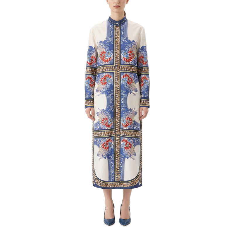 La Double J Midikleid aus Baumwolle Damen