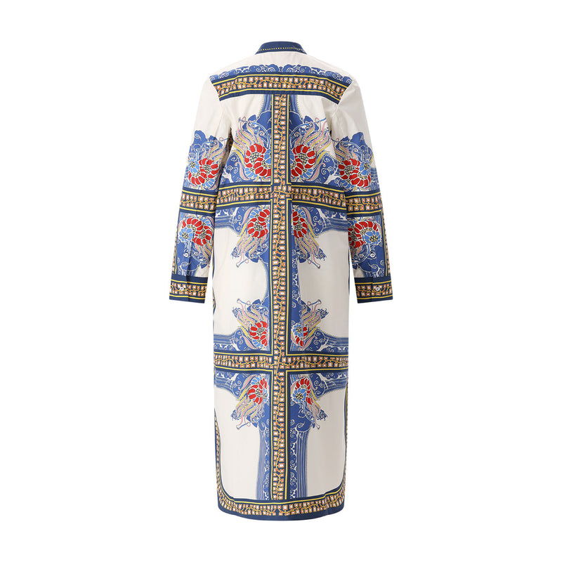 La Double J Midikleid aus Baumwolle Damen