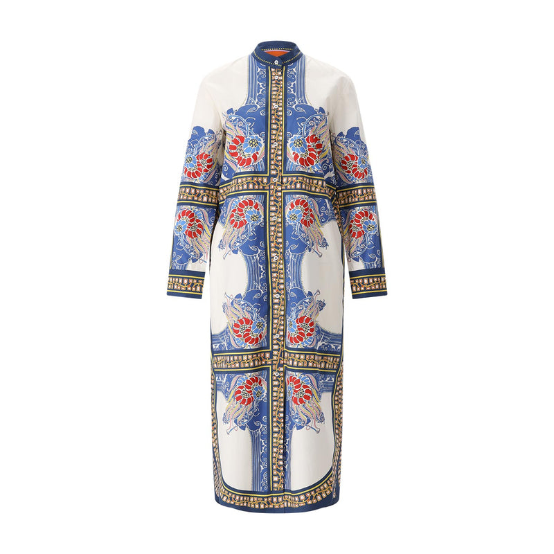 La Double J Midikleid aus Baumwolle Damen