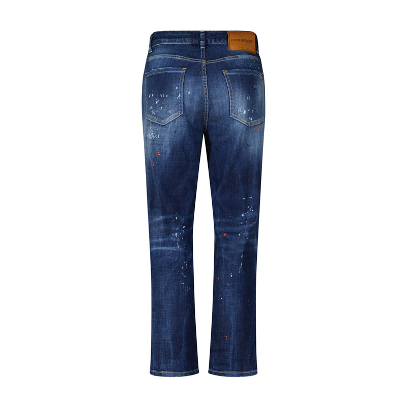 DSQUARED2 Boston Jeans im Used Look Damen