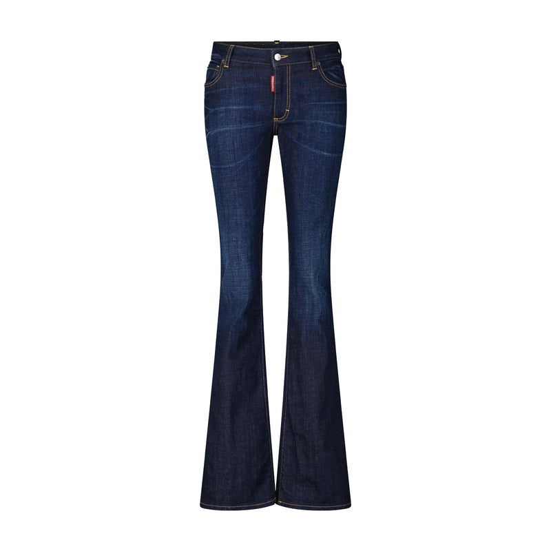 DSQUARED2 Medium Waist Flared Jeans Damen